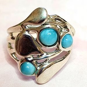 Hagit Designs Larimar and Sterling Ring